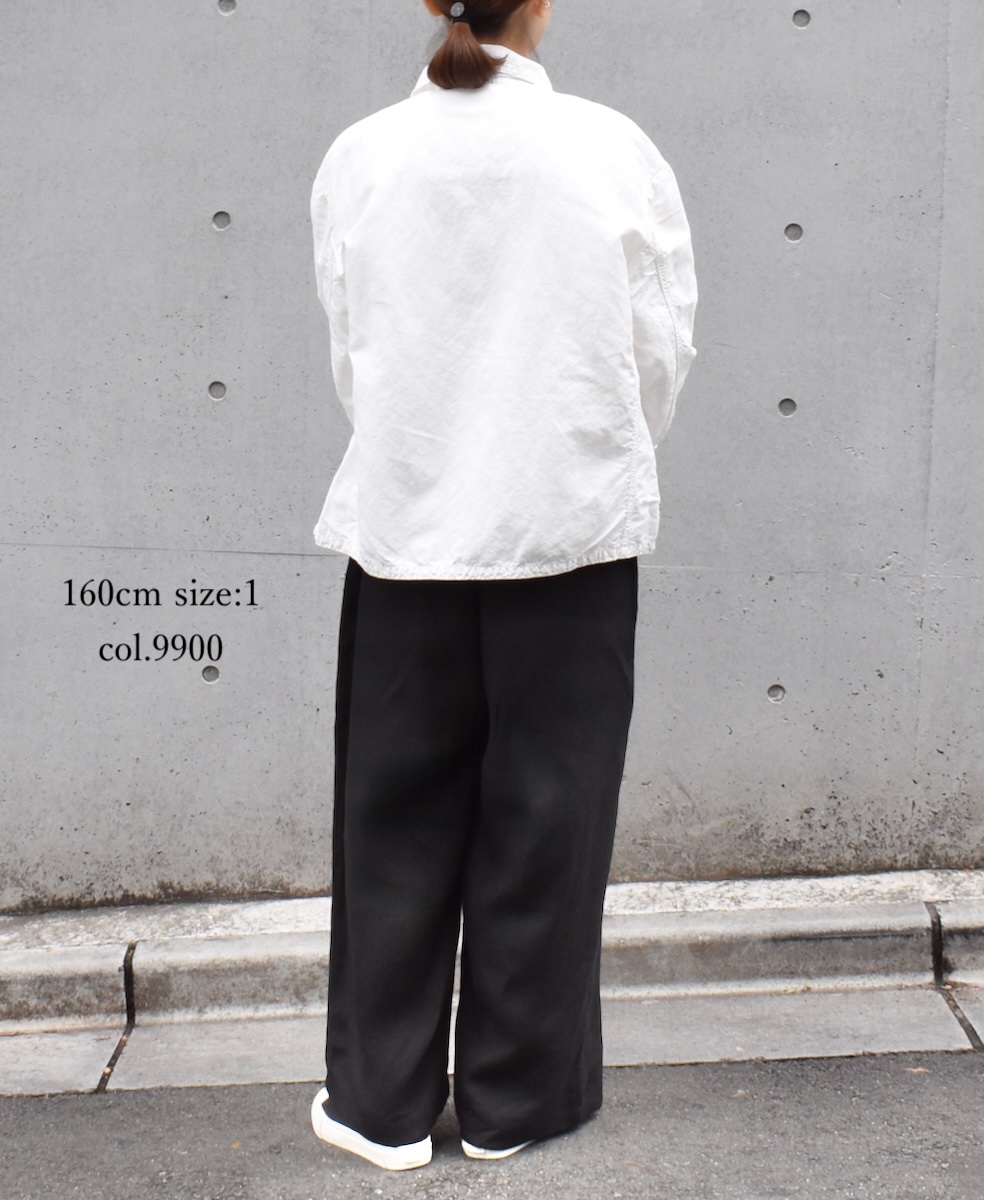 ●GNMDS2502NLT(パンツ) LINEN TWILL 2TUCK WIDE EASY PANTS