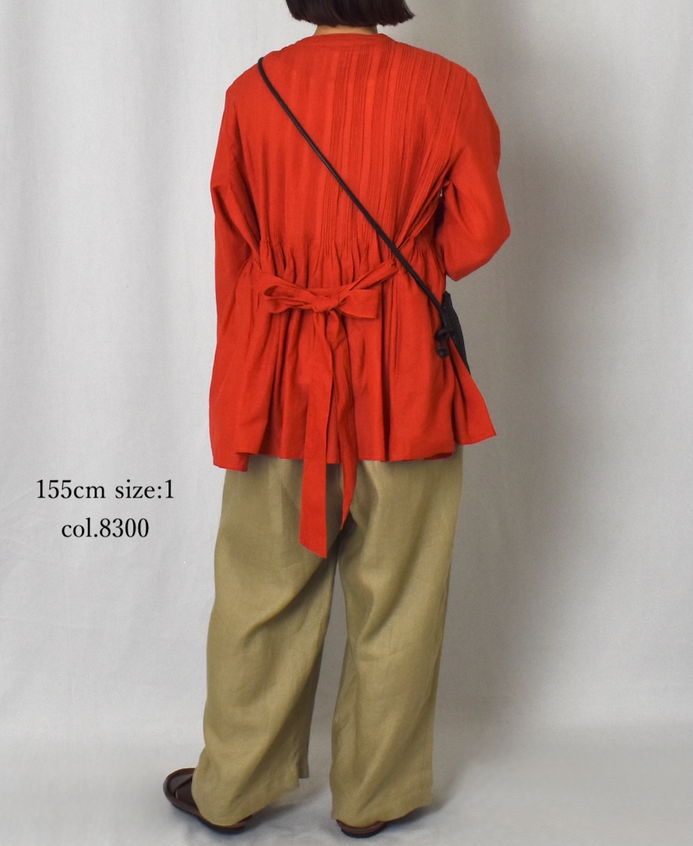 ●GNMDS2502NLT(パンツ) LINEN TWILL 2TUCK WIDE EASY PANTS