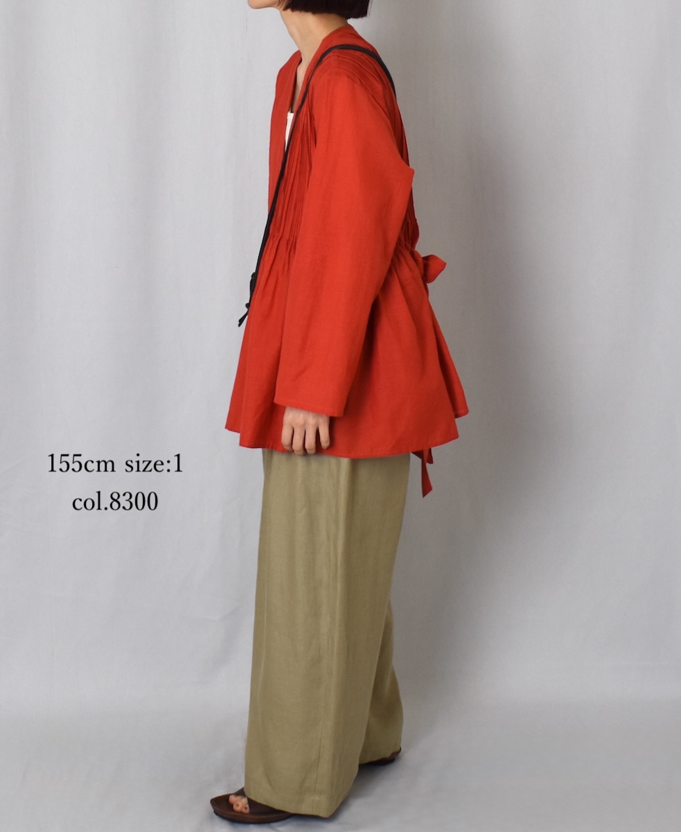 ●GNMDS2502NLT(パンツ) LINEN TWILL 2TUCK WIDE EASY PANTS