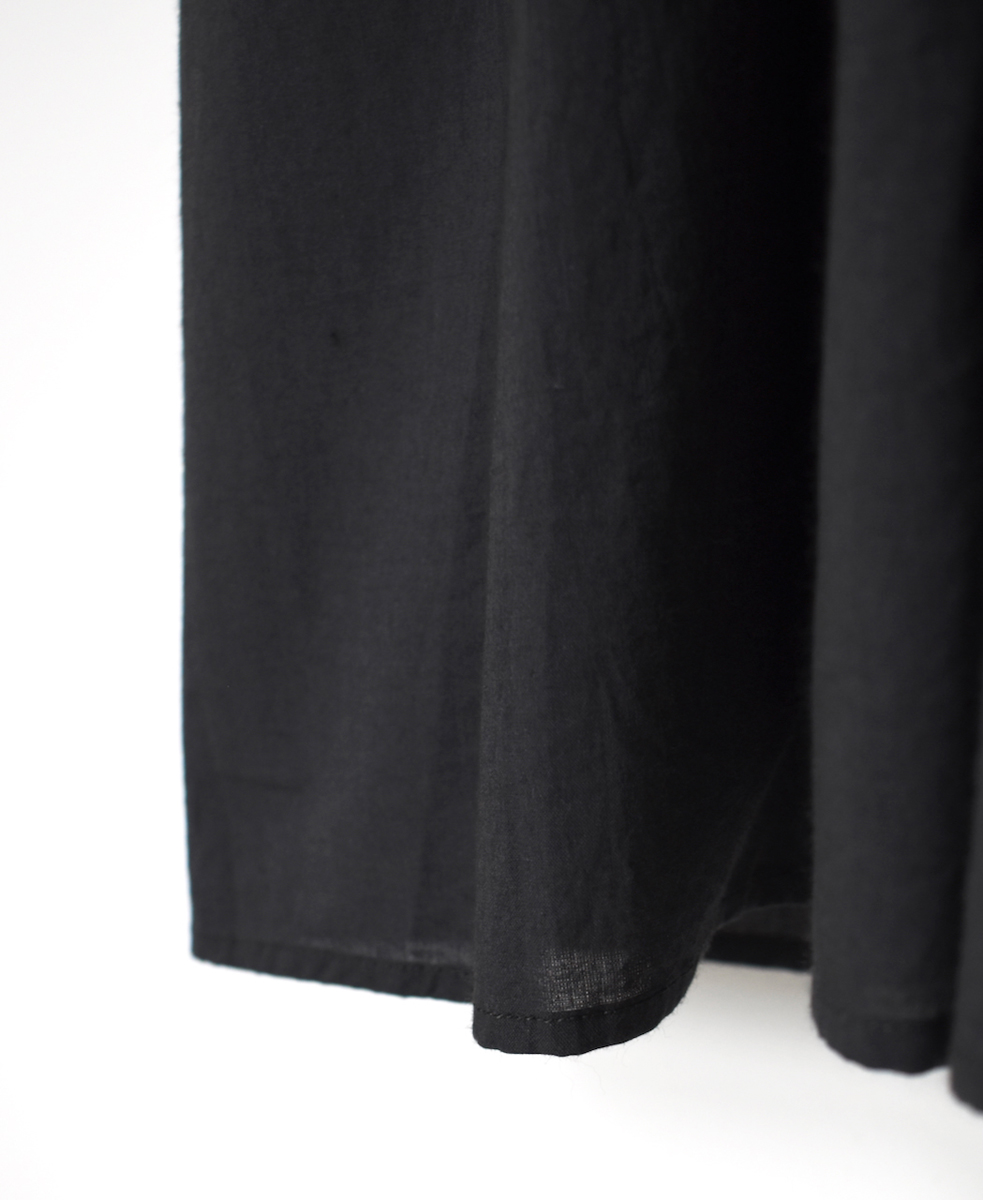 ●NMDS25523(ワンピース) 60s ORGANIC CAMBRIC PLAIN BANDED COLLAR DRESS WITH MINI PINTUCK
