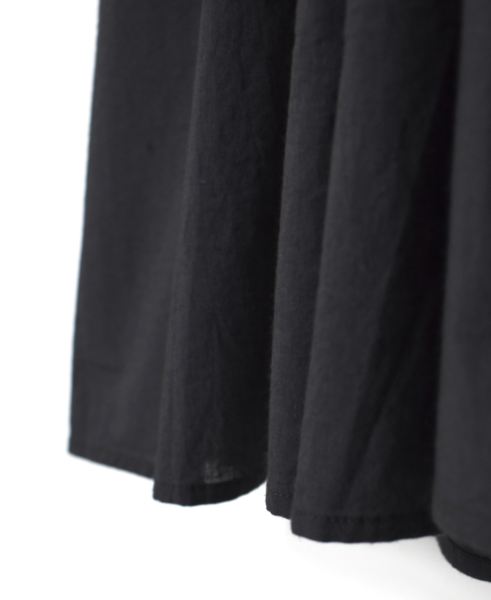 ●NMDS25525(スカート) 60s ORGANIC CAMBRIC PLAIN PINTUCK FLARED SKIRT