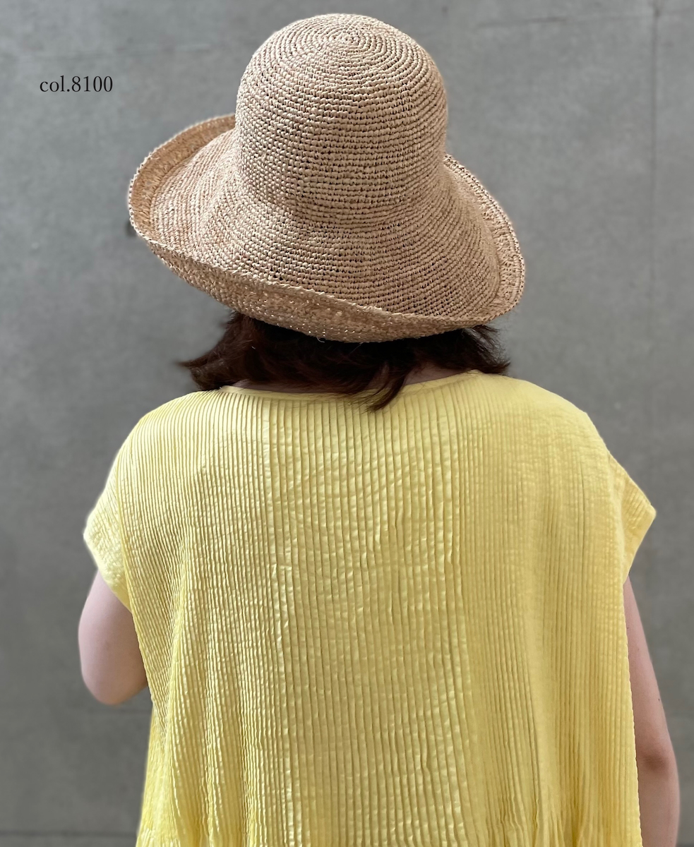 ●ANMDS2312 (帽子) RAFFIA HAT BRIM 12cm