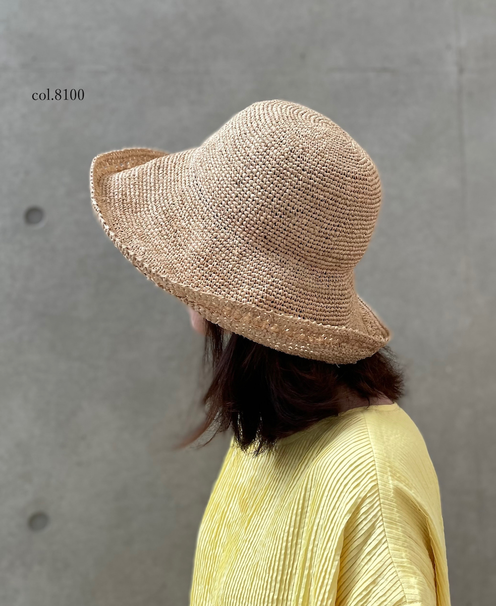 ●ANMDS2312 (帽子) RAFFIA HAT BRIM 12cm