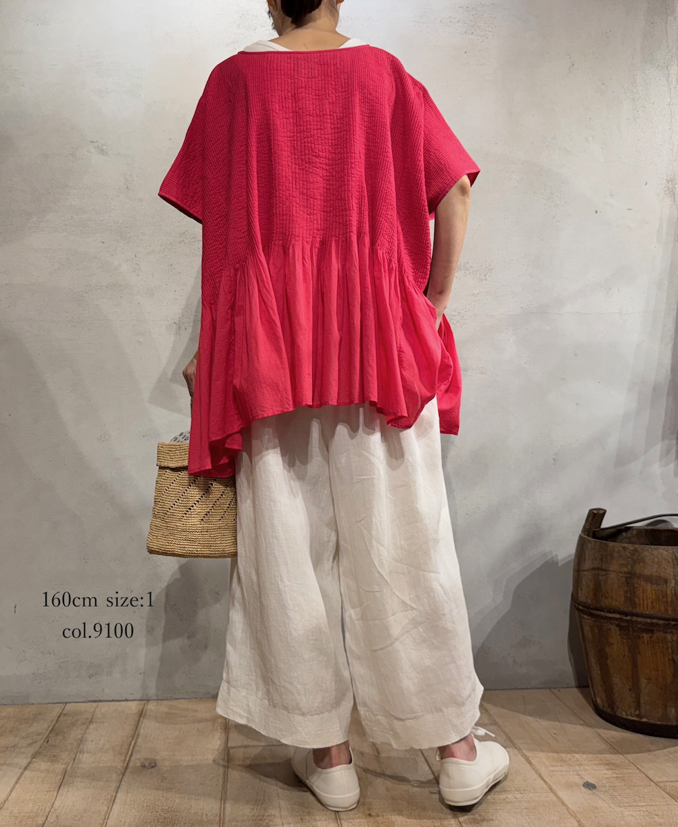 ●INMDS25004(パンツ)YARN DYE AUTO LOOM 60s LINEN PLAIN EASY PANTS