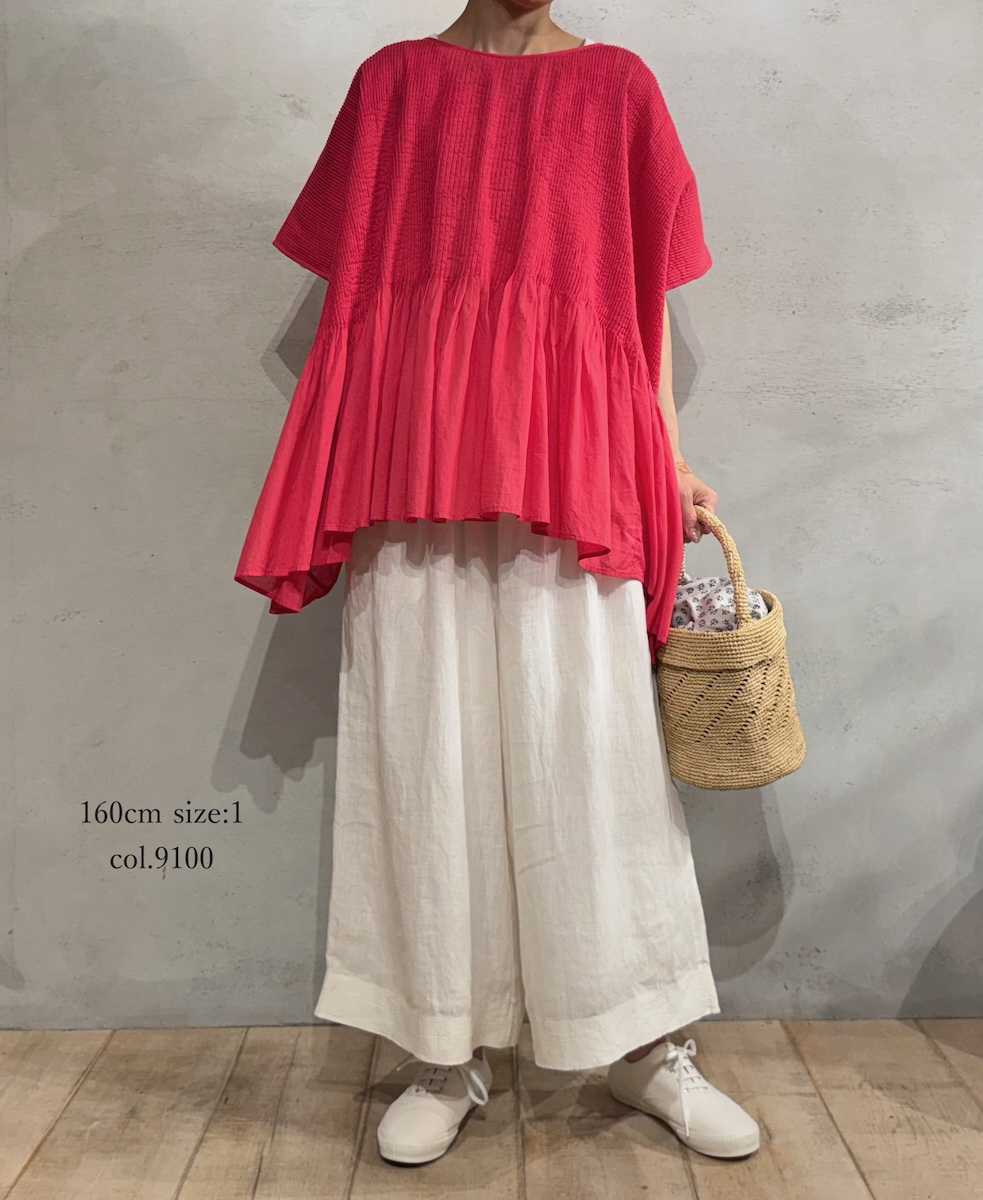 ●INMDS25004(パンツ)YARN DYE AUTO LOOM 60s LINEN PLAIN EASY PANTS