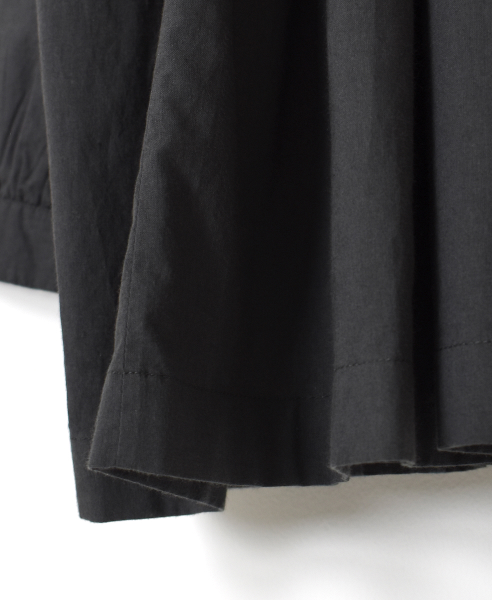 ●NMDS25522(シャツ) 60s ORGANIC CAMBRIC PLAIN INVERTED PLEATED L/SL PULLOVER
