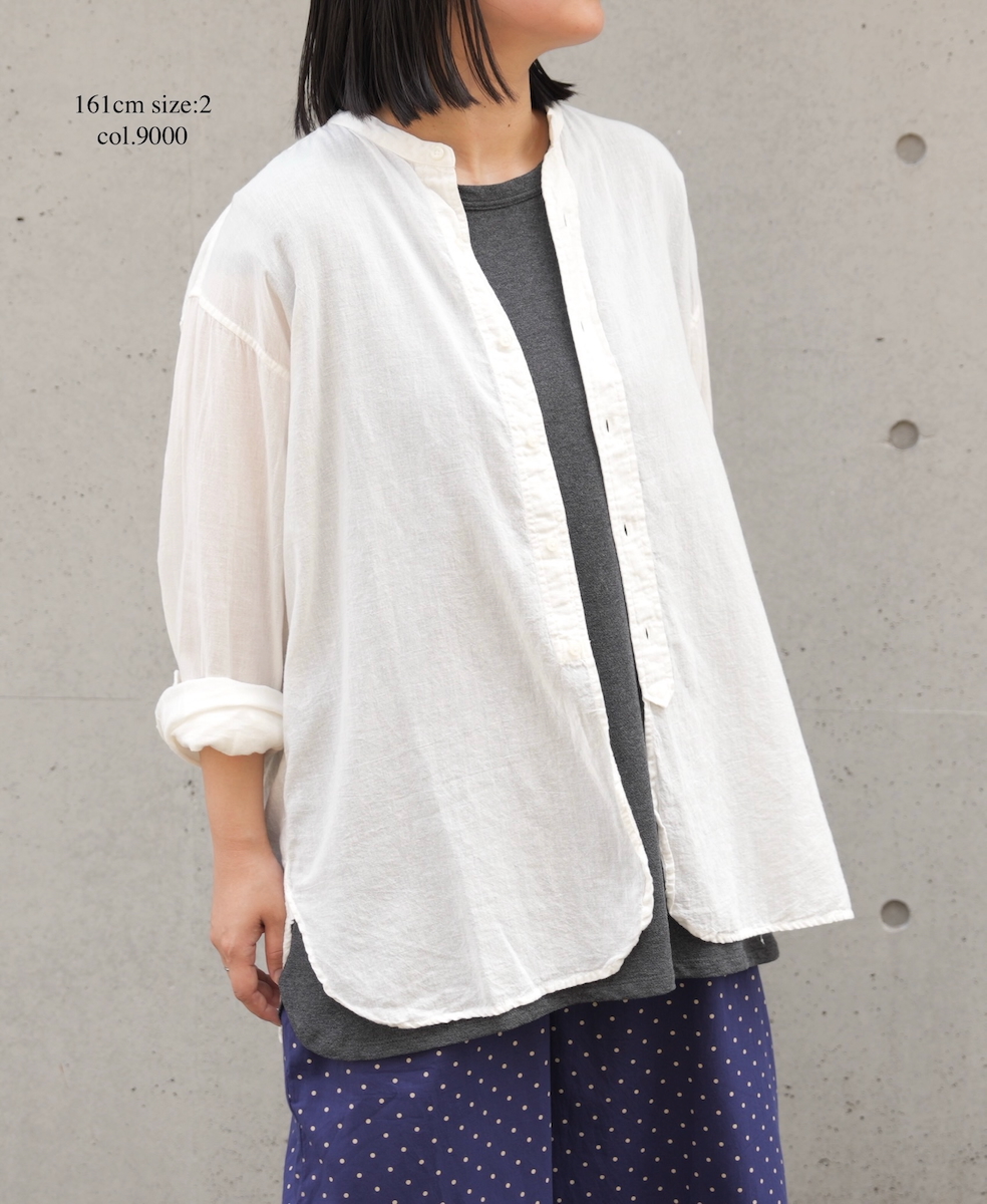 INAM2501G3D(シャツ) 30s GAUZE OVERDYE UTILITY SHIRT