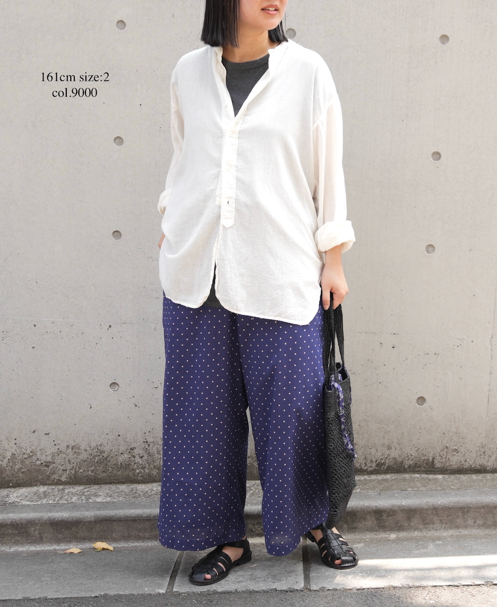 INAM2501G3D(シャツ) 30s GAUZE OVERDYE UTILITY SHIRT