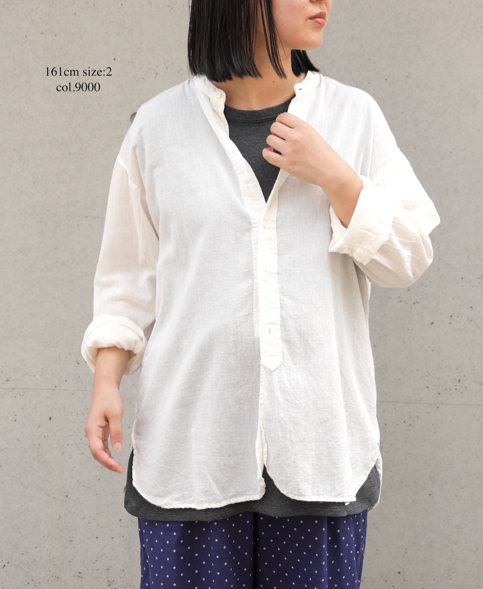 INAM2501G3D(シャツ) 30s GAUZE OVERDYE UTILITY SHIRT