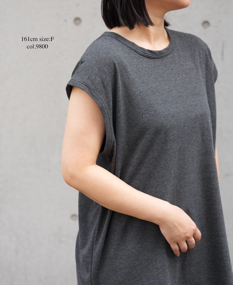 ●GNSL25053(Tシャツ) GEORETTE JERSEY FRENCH/SL LONG SHIRT