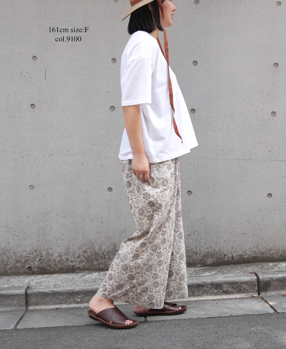 ●GNSL25052(Tシャツ) GEORETTE JERSEY CREW-NECK T-SHIRT