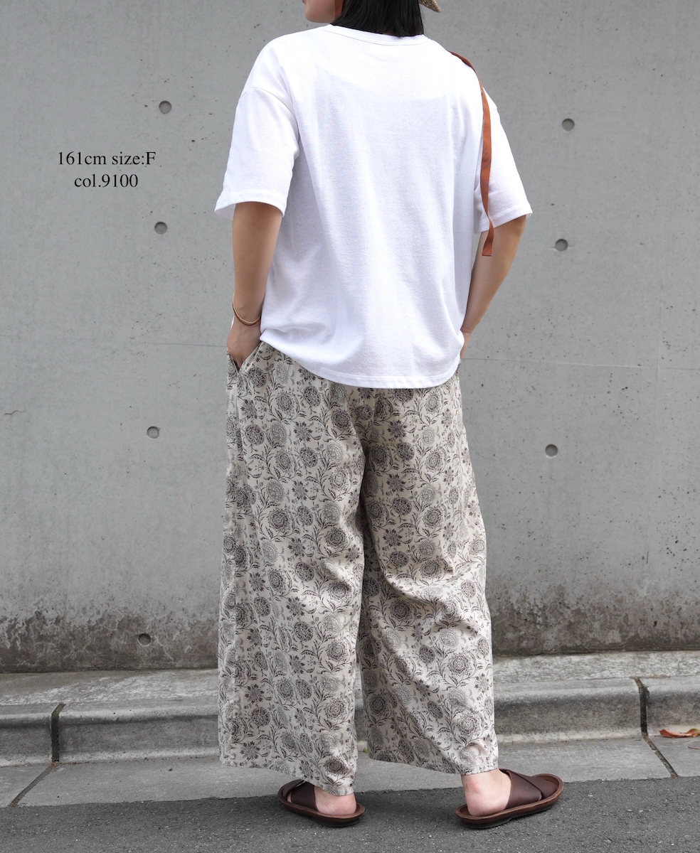 ●GNSL25052(Tシャツ) GEORETTE JERSEY CREW-NECK T-SHIRT