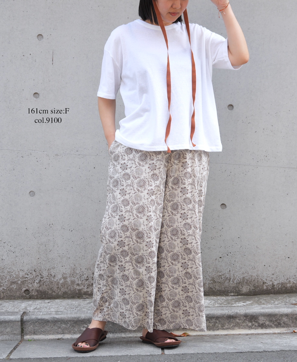 ●GNSL25052(Tシャツ) GEORETTE JERSEY CREW-NECK T-SHIRT