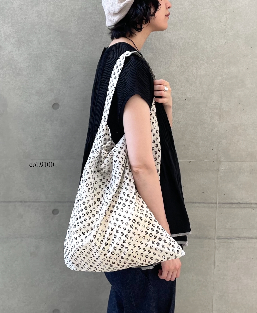 ●ZMD0407(バッグ) ECO BAG BLOCK PRINT