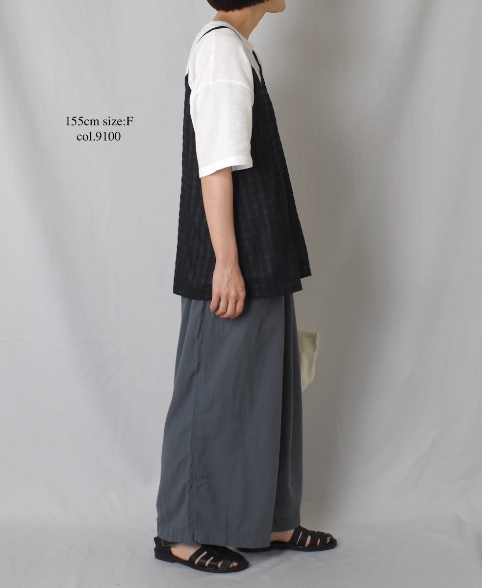 ●GNSL25052(Tシャツ) GEORETTE JERSEY CREW-NECK T-SHIRT