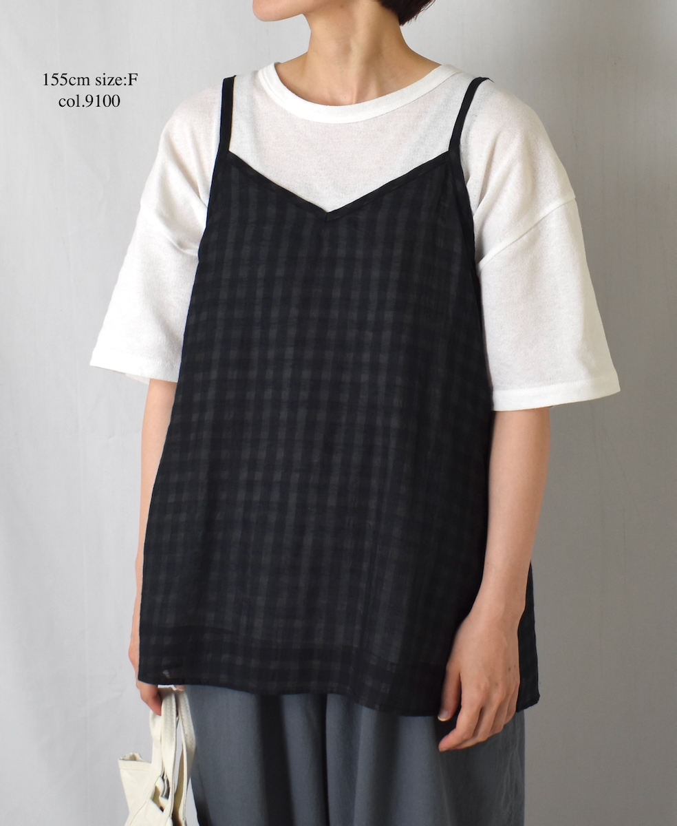 ●GNSL25052(Tシャツ) GEORETTE JERSEY CREW-NECK T-SHIRT