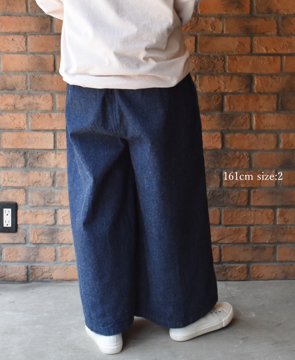 GNMDS2062OWD(パンツ) 9.5oz ONE WASH DENIM CULOTTES