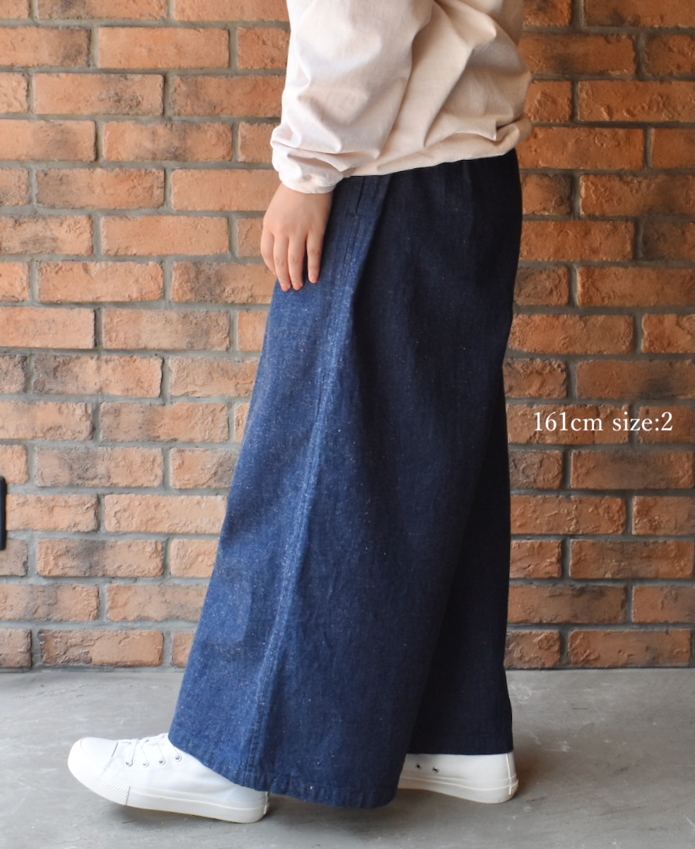 GNMDS2062OWD(パンツ) 9.5oz ONE WASH DENIM CULOTTES