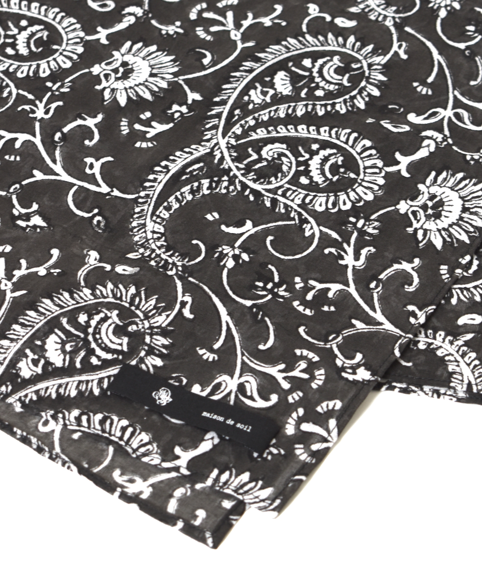 ZMD0408(スカーフ) BLOCK PRINT SCARF