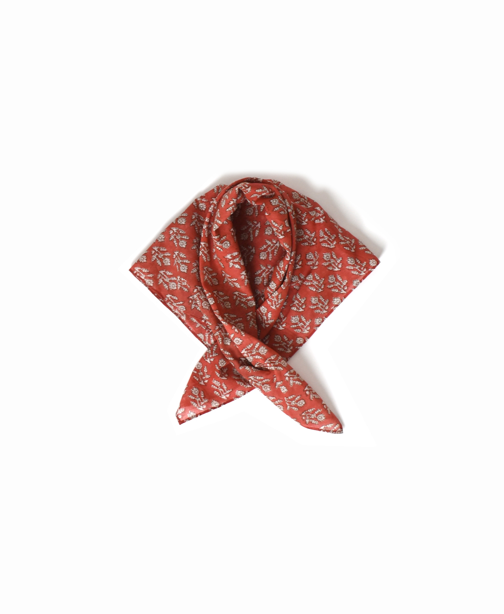 ZMD0408(スカーフ) BLOCK PRINT SCARF