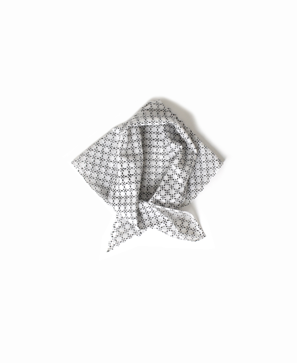 ZMD0408(スカーフ) BLOCK PRINT SCARF