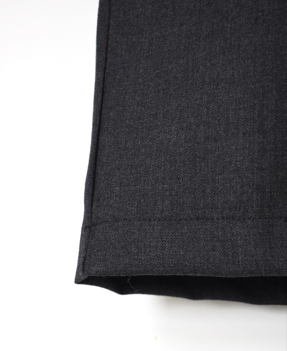GNMDS2502WS(パンツ) WORSTED SERGE 2TUCK WIDE EASY PANTS