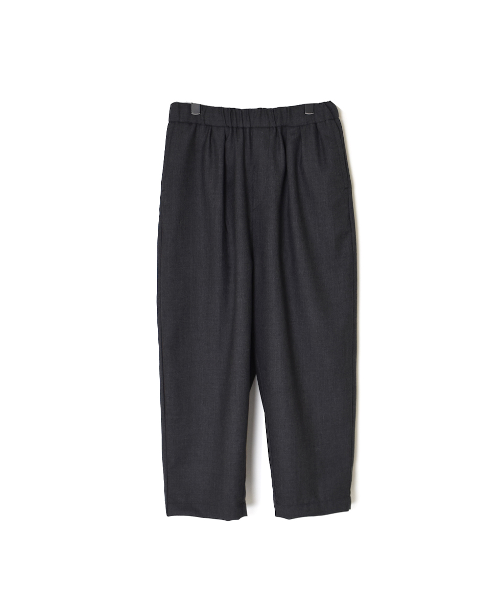 GNMDS2501WS(パンツ) WORSTED SERGE 2TUCK TAPERED EASY PANTS