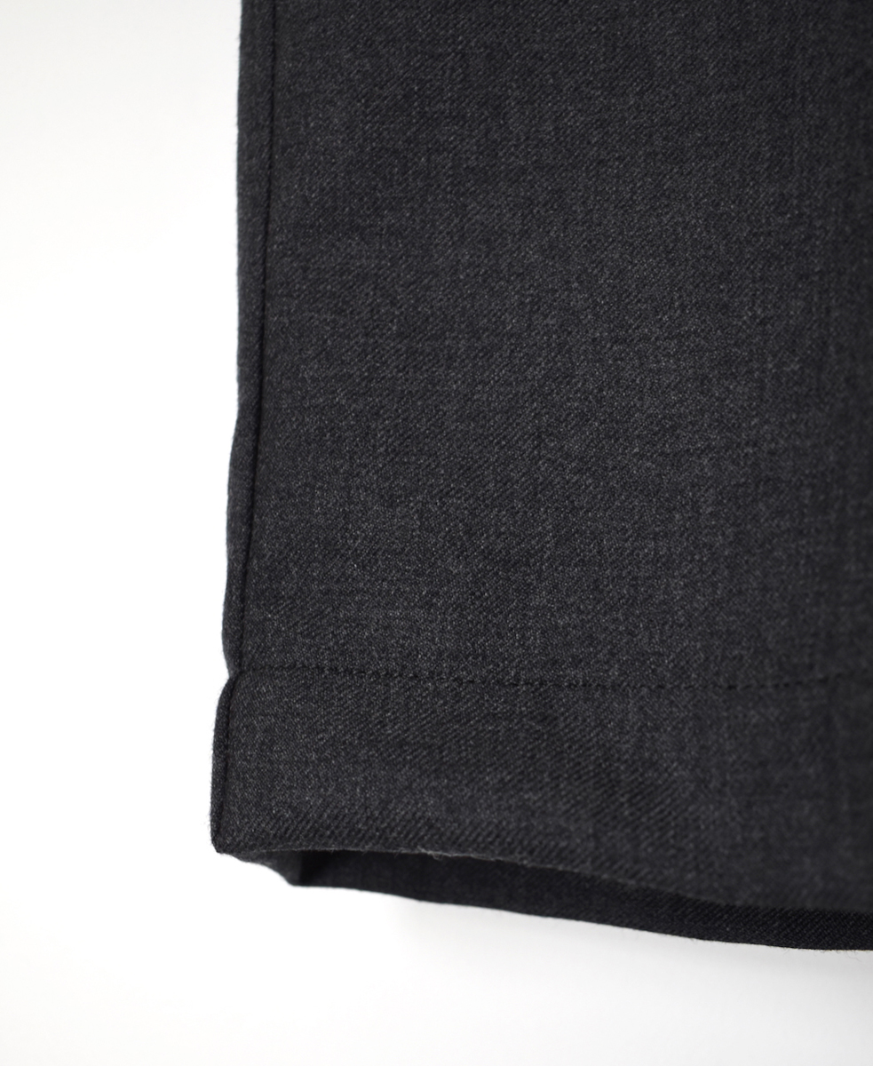 GNMDS2501WS(パンツ) WORSTED SERGE 2TUCK TAPERED EASY PANTS