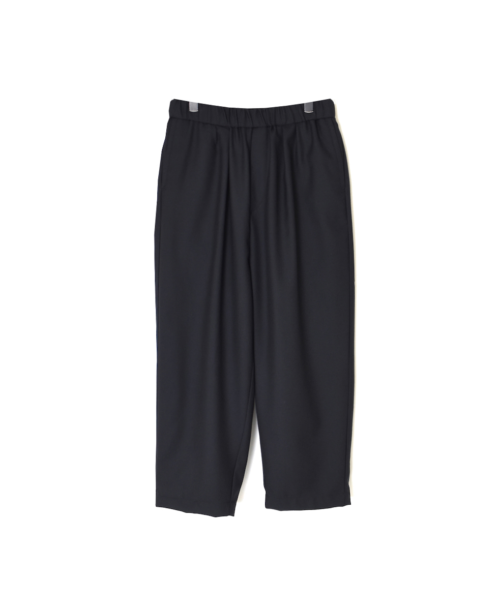 GNMDS2501WS(パンツ) WORSTED SERGE 2TUCK TAPERED EASY PANTS