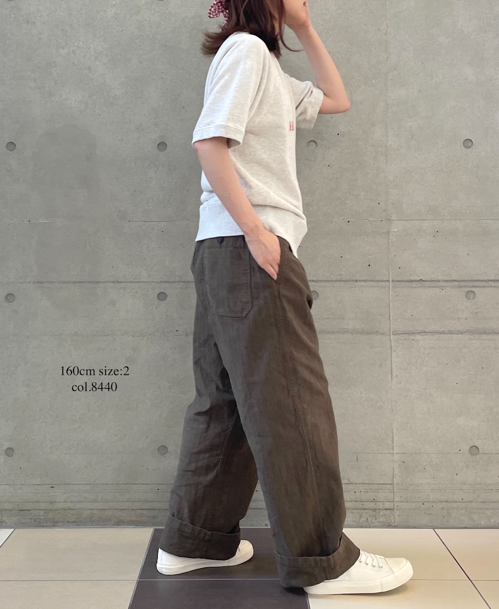 NAM2581HR(パンツ) HEAVY WEIGHT COTTON HERRINGBONE ONE-TUCK PANTS