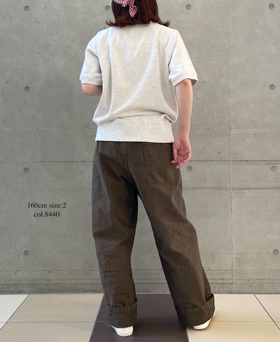 NAM2581HR(パンツ) HEAVY WEIGHT COTTON HERRINGBONE ONE-TUCK PANTS