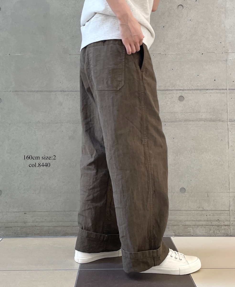 NAM2581HR(パンツ) HEAVY WEIGHT COTTON HERRINGBONE ONE-TUCK PANTS
