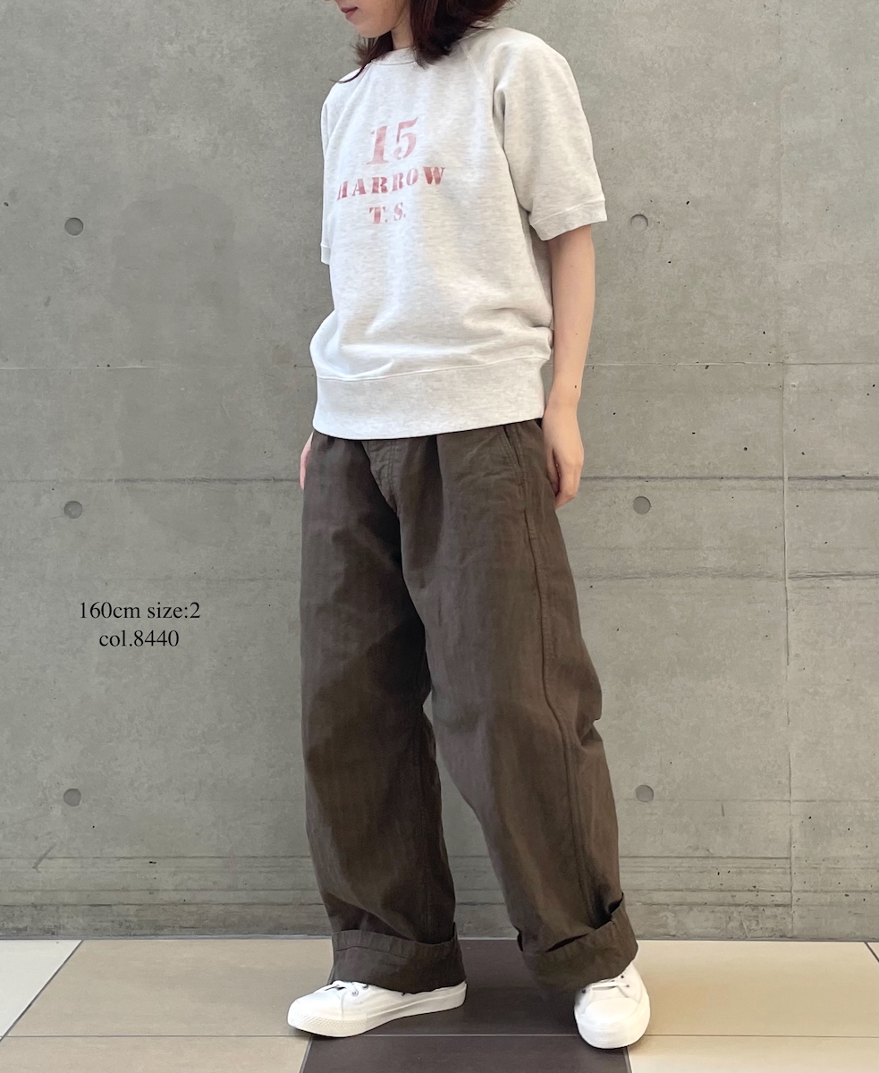 NAM2581HR(パンツ) HEAVY WEIGHT COTTON HERRINGBONE ONE-TUCK PANTS