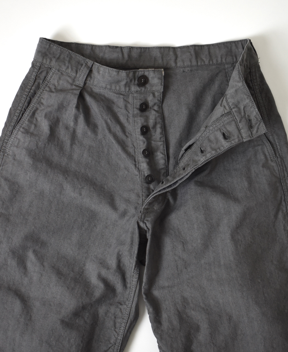 NAM2581HR(パンツ) HEAVY WEIGHT COTTON HERRINGBONE ONE-TUCK PANTS