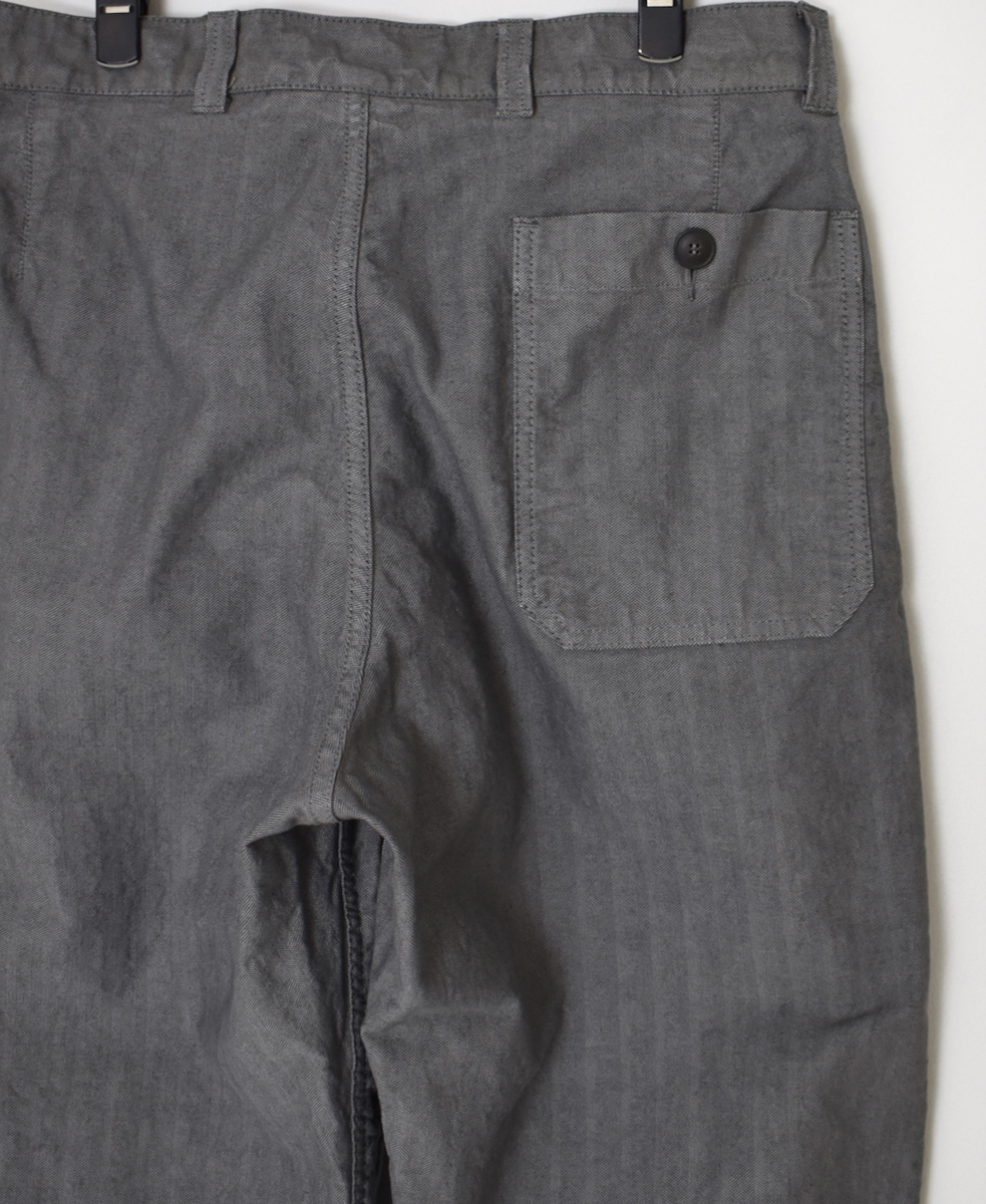 NAM2581HR(パンツ) HEAVY WEIGHT COTTON HERRINGBONE ONE-TUCK PANTS