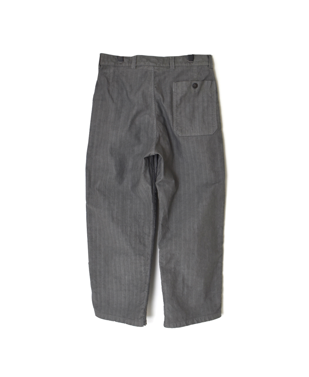 NAM2581HR(パンツ) HEAVY WEIGHT COTTON HERRINGBONE ONE-TUCK PANTS