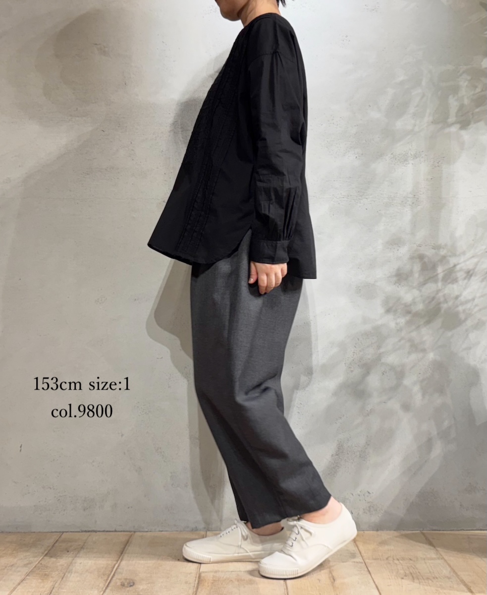 GNMDS2501WS(パンツ) WORSTED SERGE 2TUCK TAPERED EASY PANTS