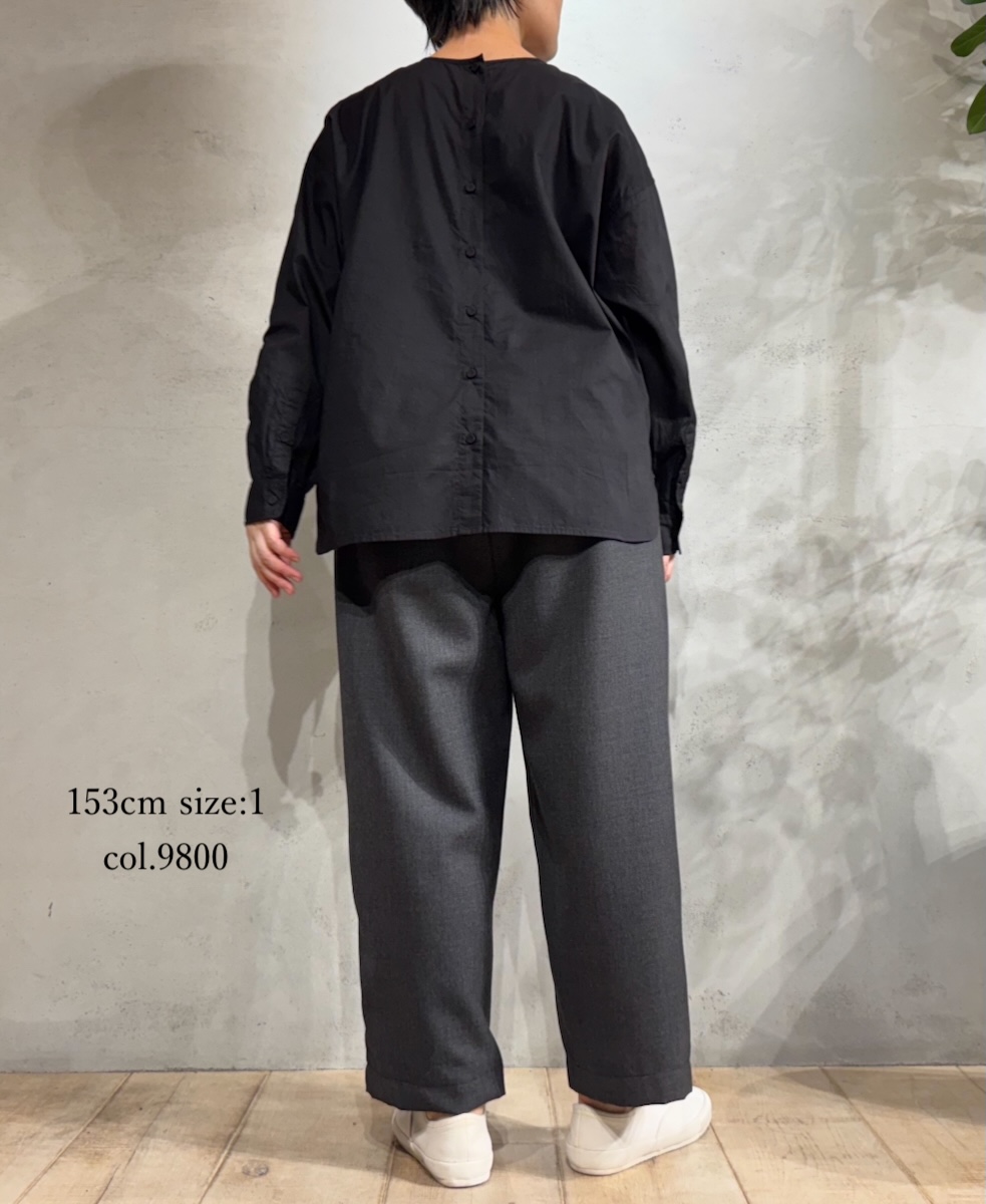 GNMDS2501WS(パンツ) WORSTED SERGE 2TUCK TAPERED EASY PANTS
