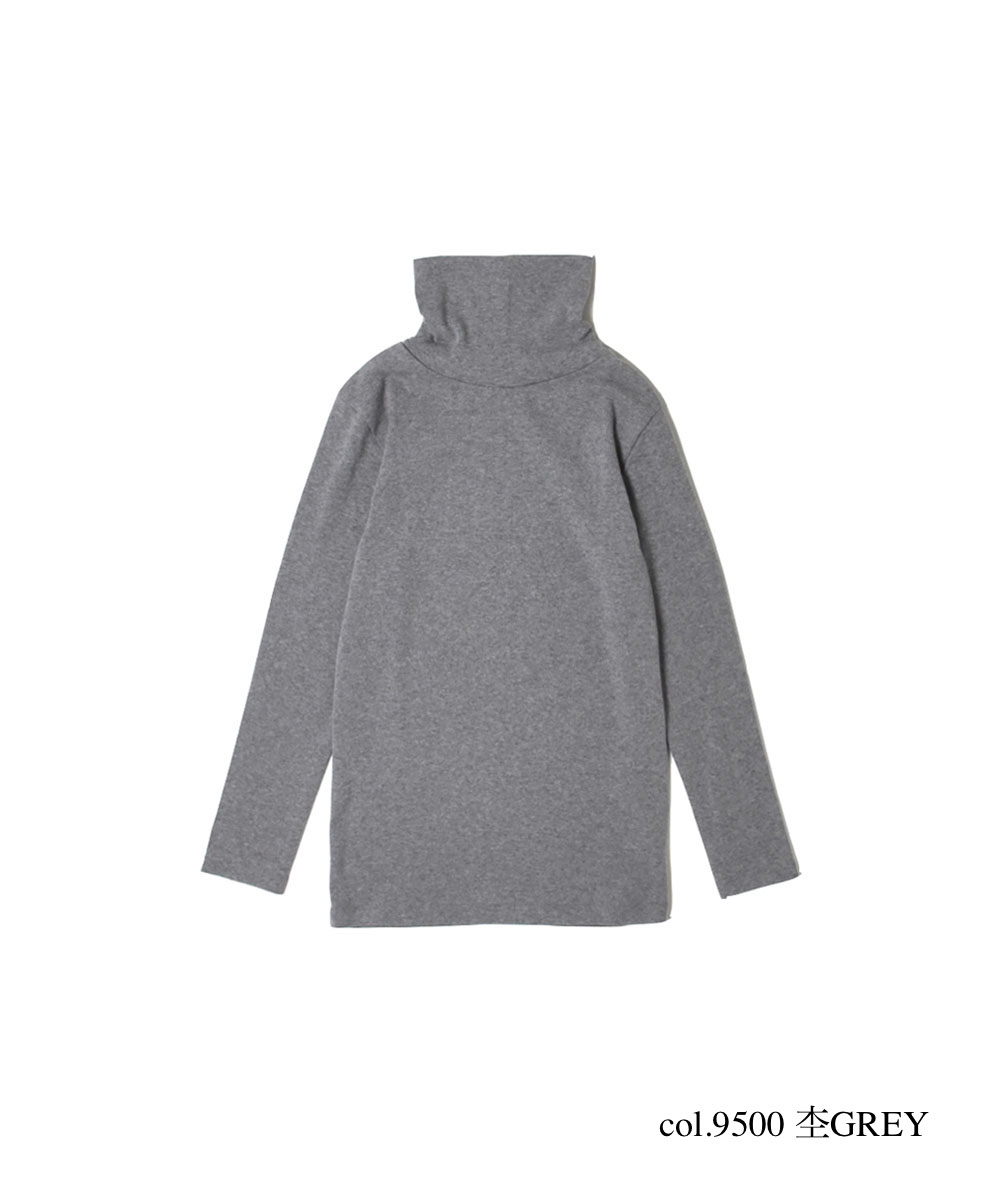 NMF1051 (Tシャツ) 1x1 RIB TURTLE-NECK L/SL T-SHIRT