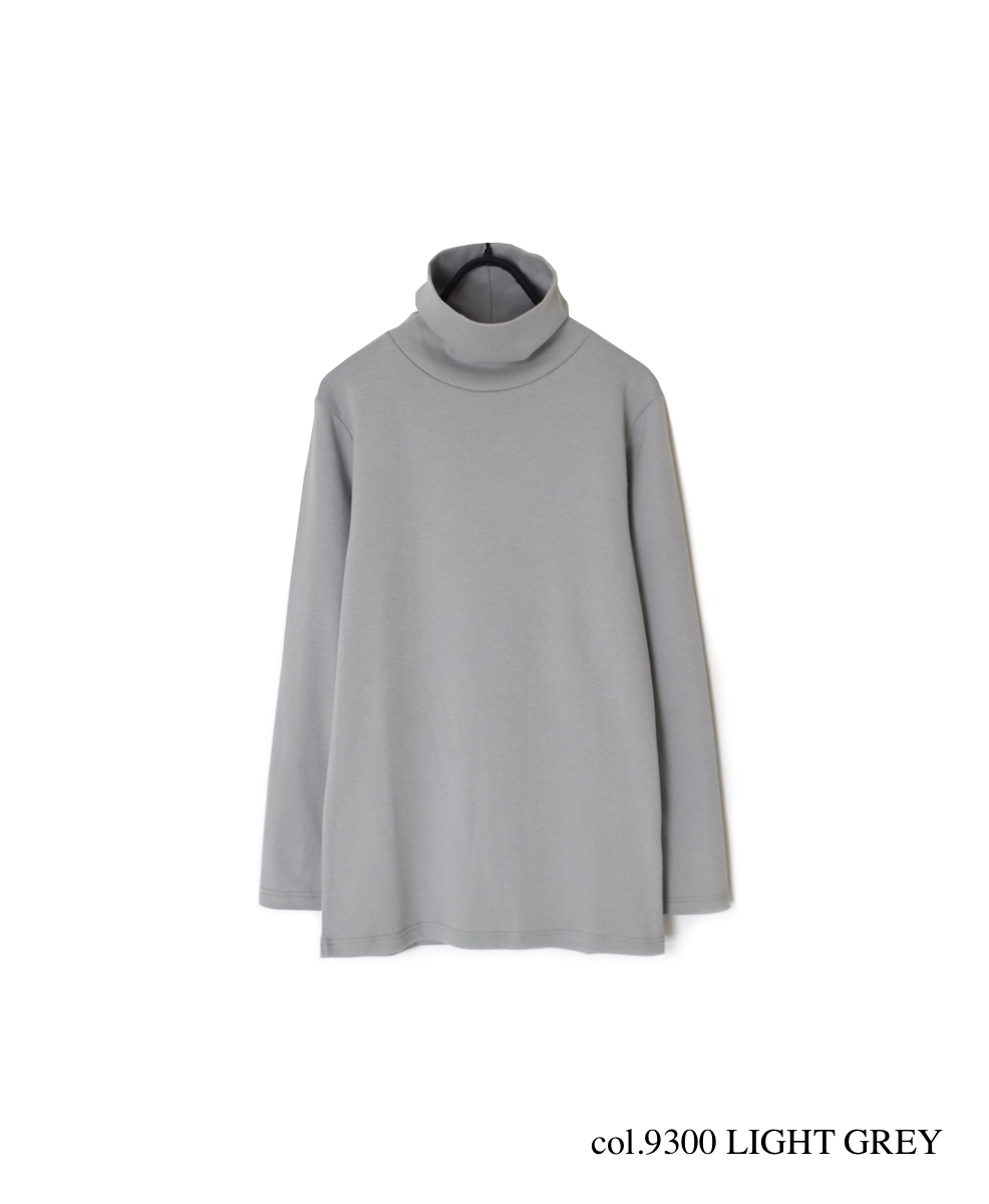 NMF1051 (Tシャツ) 1x1 RIB TURTLE-NECK L/SL T-SHIRT