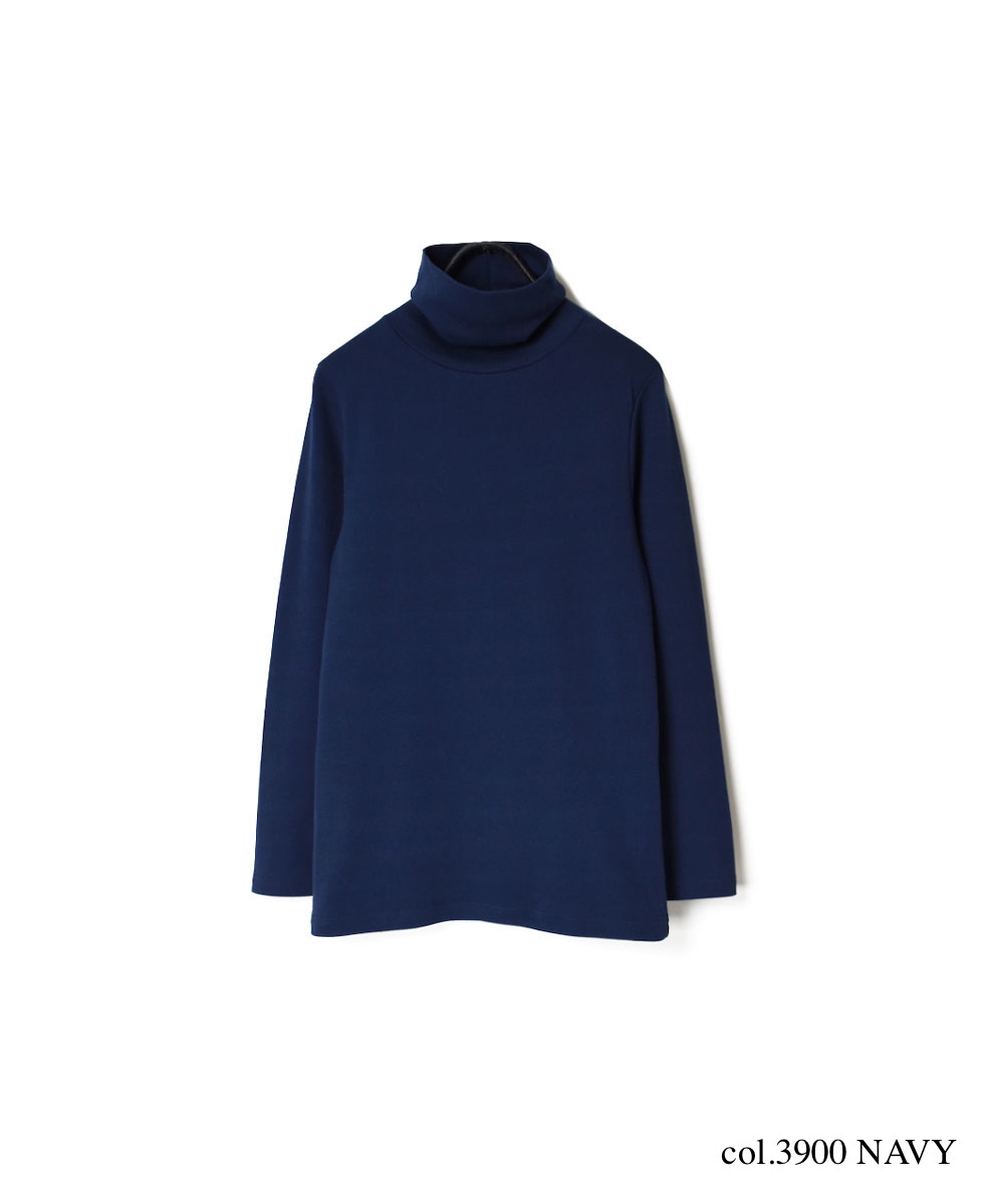 NMF1051 (Tシャツ) 1x1 RIB TURTLE-NECK L/SL T-SHIRT