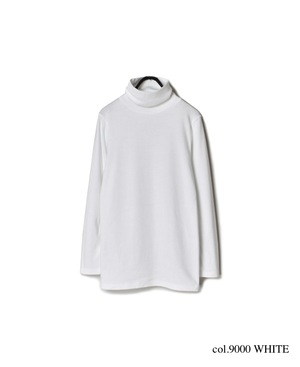 NMF1051 (Tシャツ) 1x1 RIB TURTLE-NECK L/SL T-SHIRT
