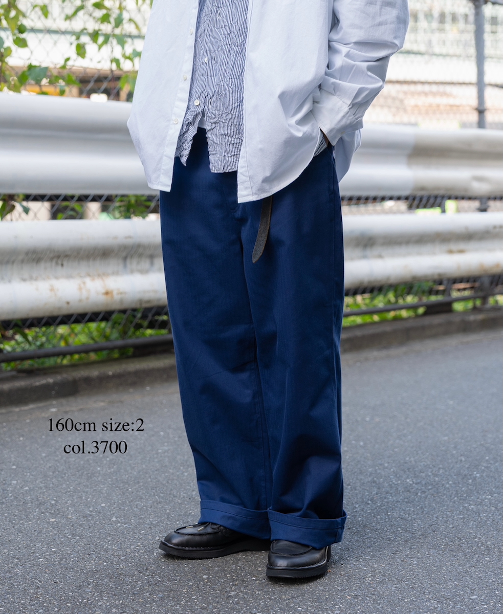 GNAM2551(パンツ) ORGANIC COTTON HERRINGBONE WORK PANTS