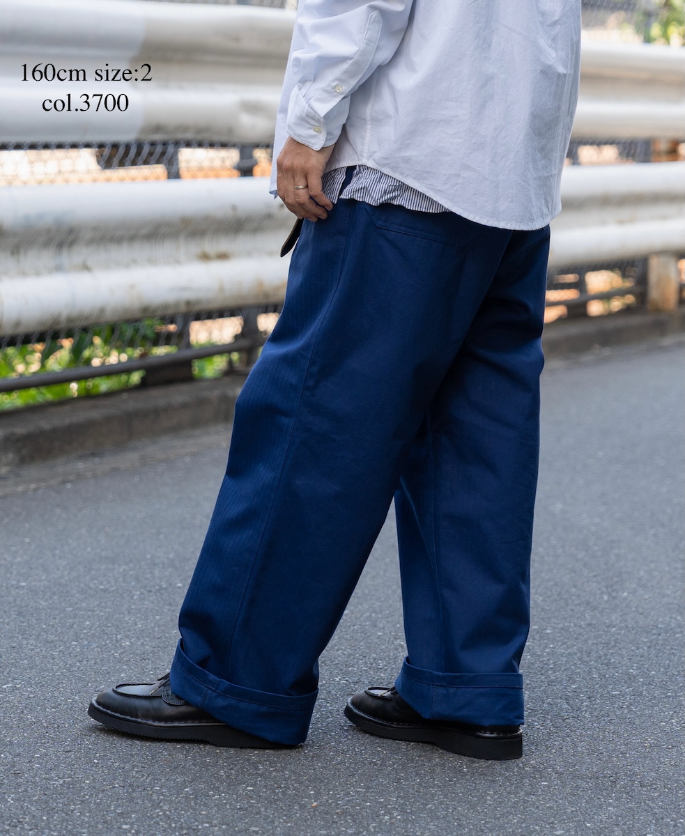GNAM2551(パンツ) ORGANIC COTTON HERRINGBONE WORK PANTS