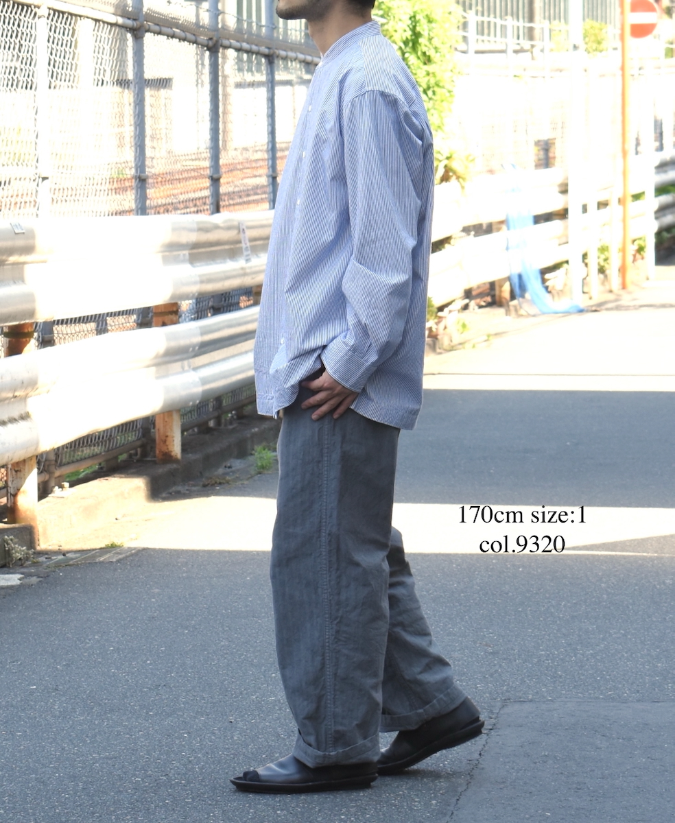 NAM2581HR(パンツ) HEAVY WEIGHT COTTON HERRINGBONE ONE-TUCK PANTS