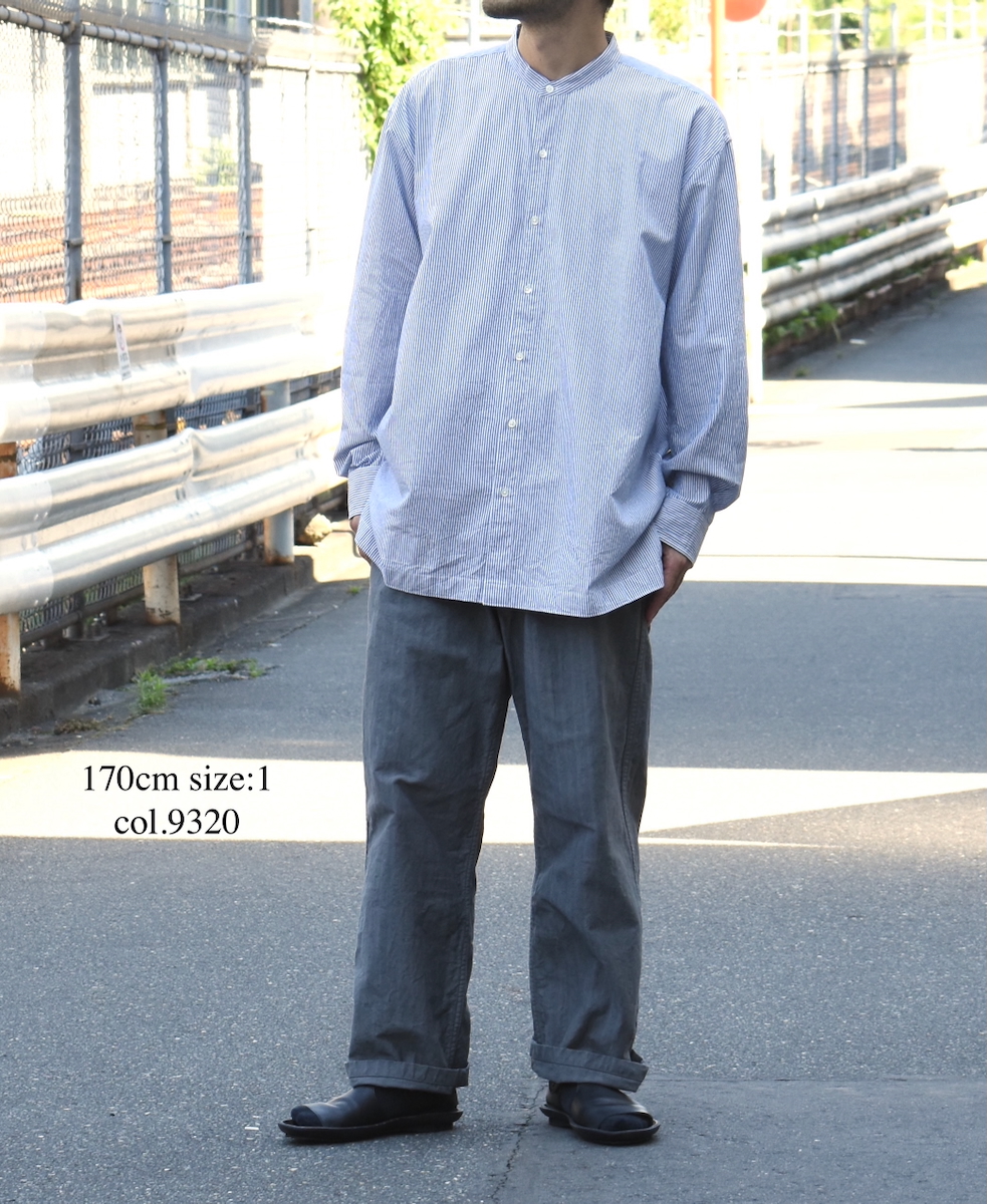 NAM2581HR(パンツ) HEAVY WEIGHT COTTON HERRINGBONE ONE-TUCK PANTS