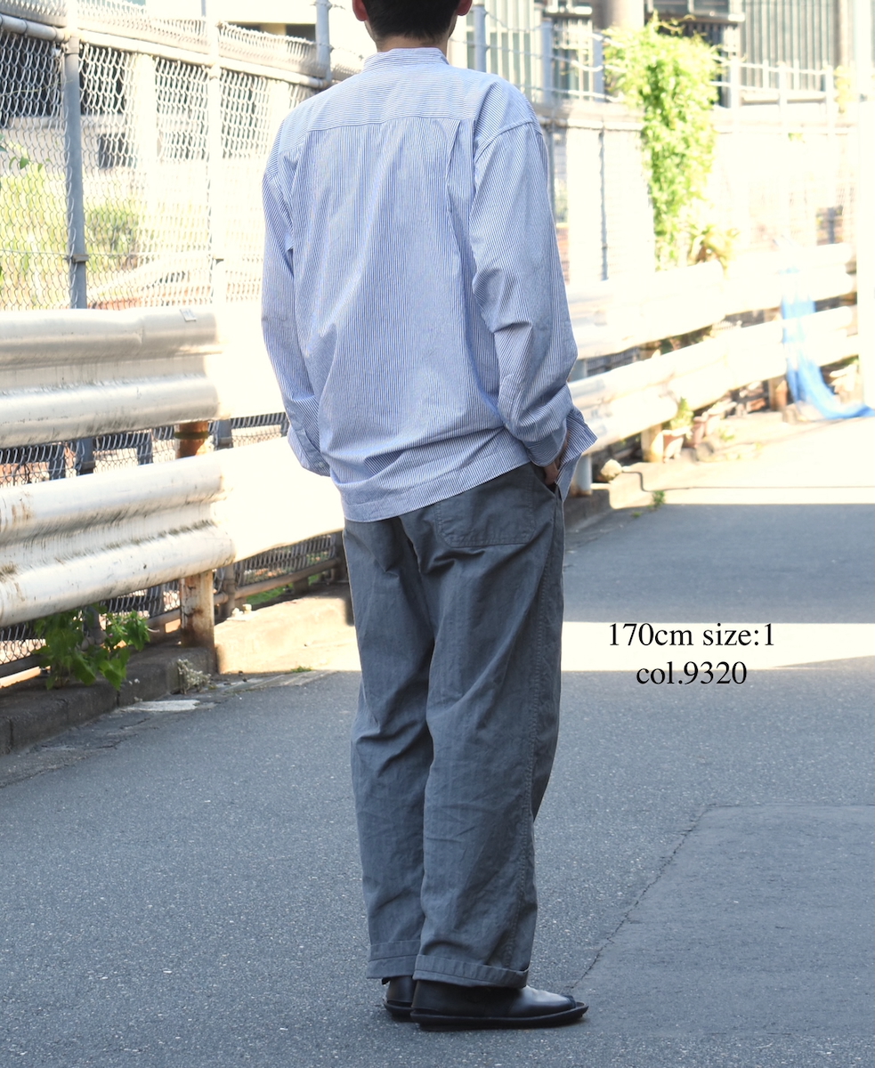 NAM2581HR(パンツ) HEAVY WEIGHT COTTON HERRINGBONE ONE-TUCK PANTS