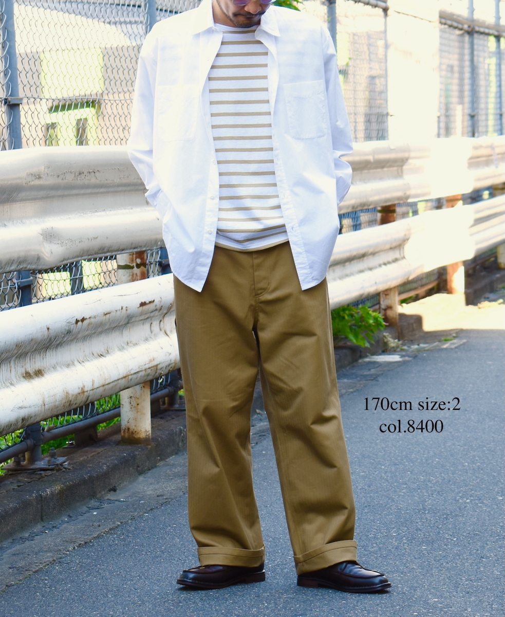 GNAM2551(パンツ) ORGANIC COTTON HERRINGBONE WORK PANTS
