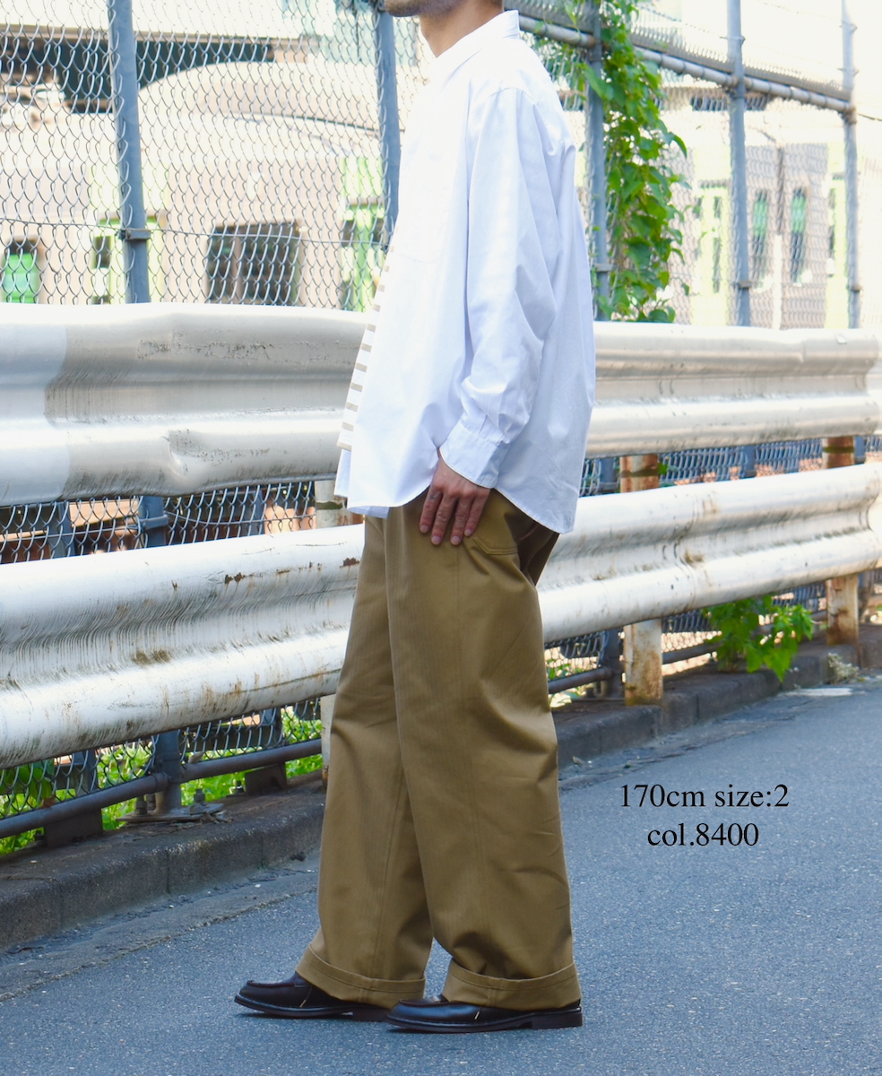 GNAM2551(パンツ) ORGANIC COTTON HERRINGBONE WORK PANTS