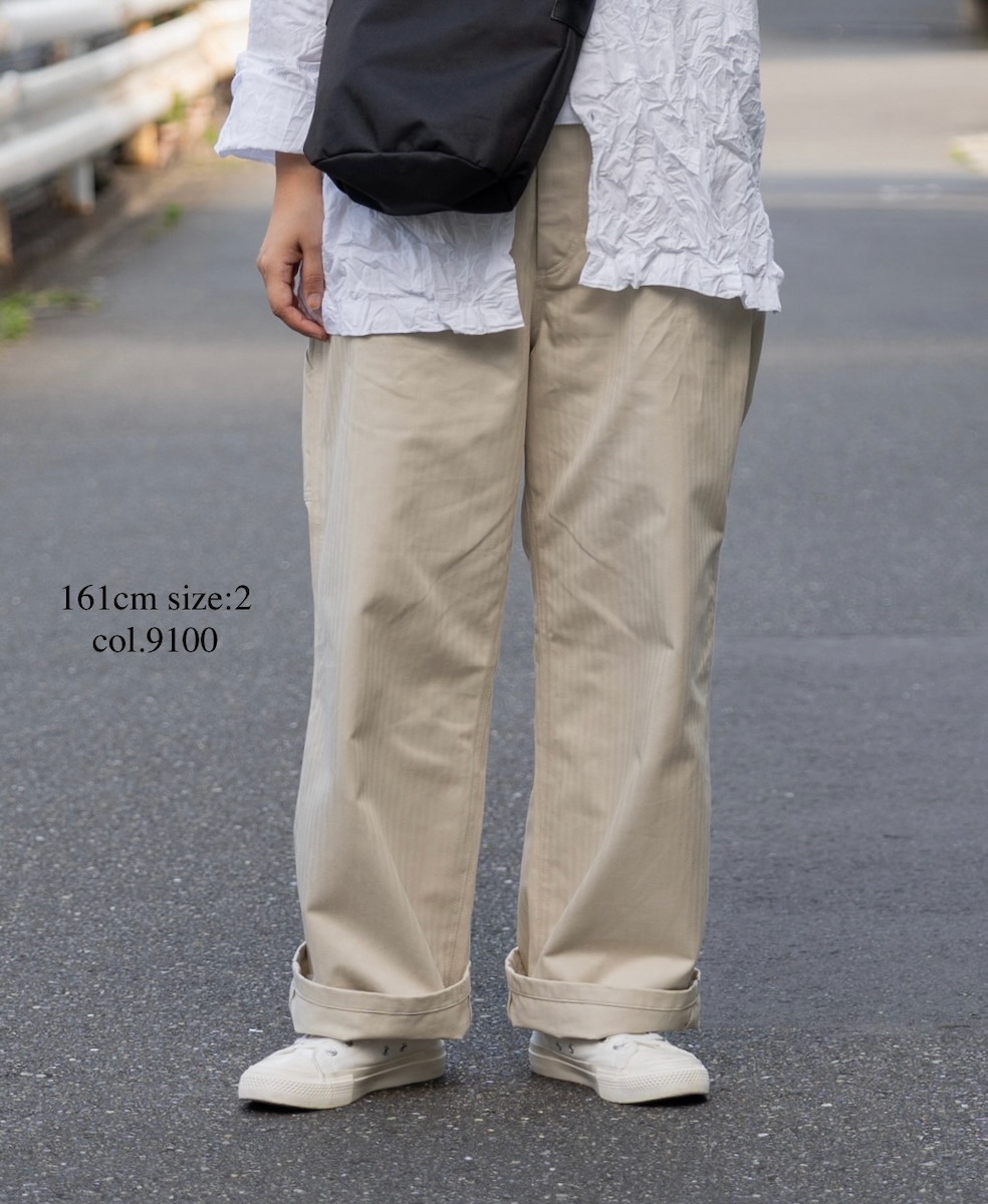 GNAM2551(パンツ) ORGANIC COTTON HERRINGBONE WORK PANTS